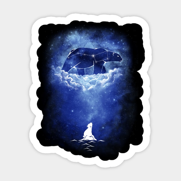 Starry Frozen Sky Sticker by ChocolateRaisinFury